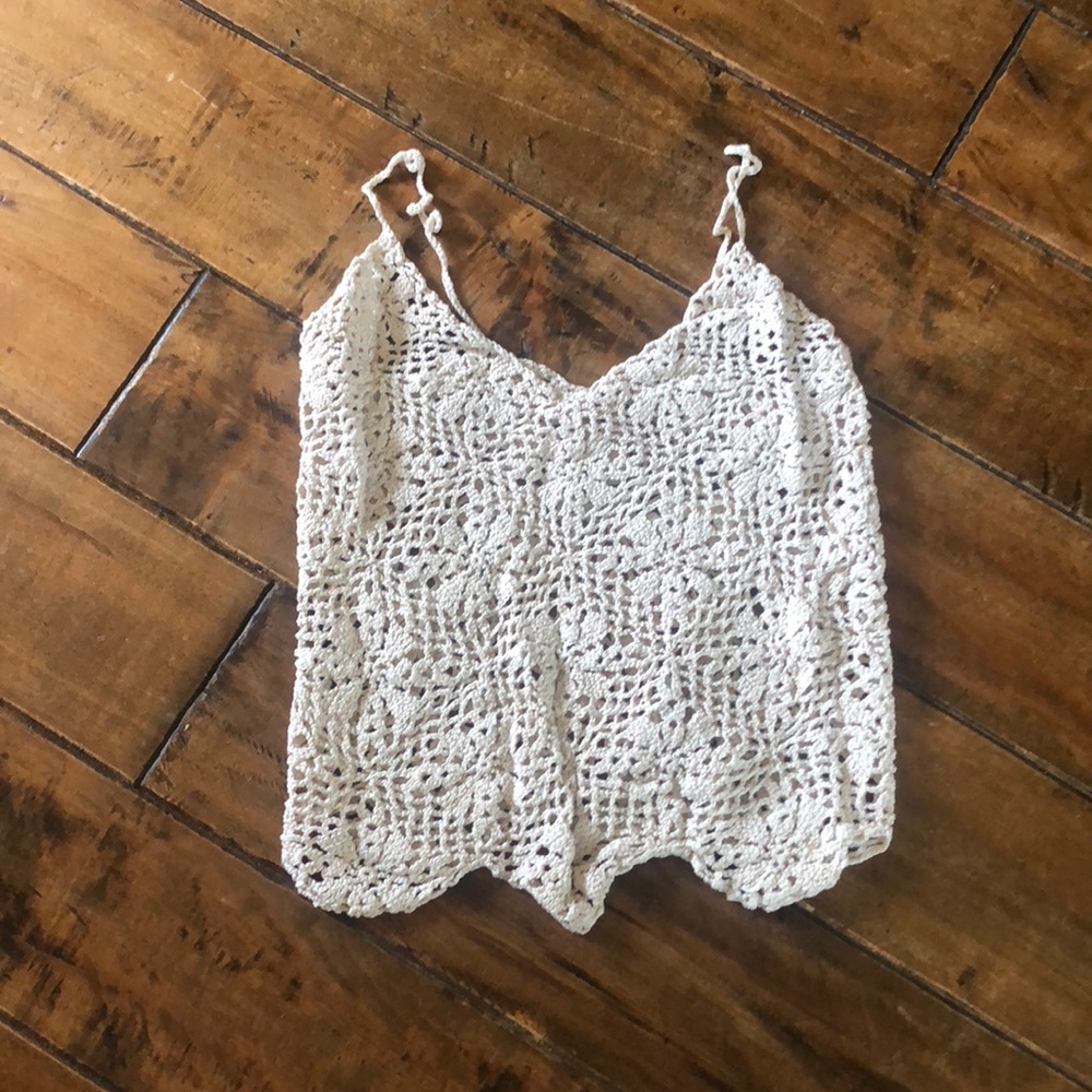 Boho Knit sheer Top